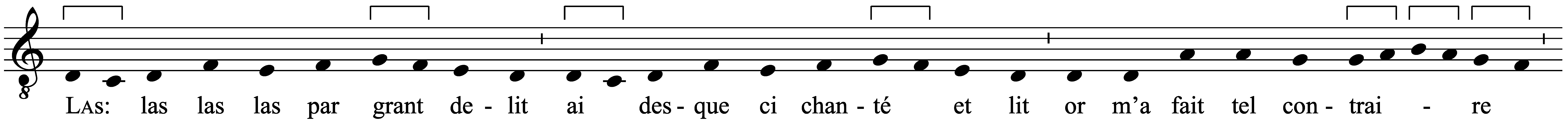 Work musical notation